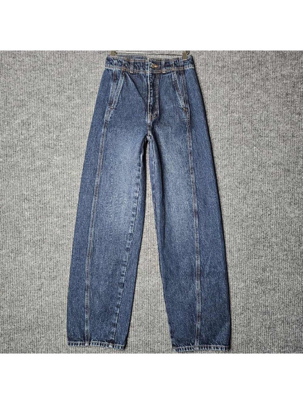 Apiece Apart Meridian Barrel Jeans in Tulum Wash High Rise Balloon Size 25